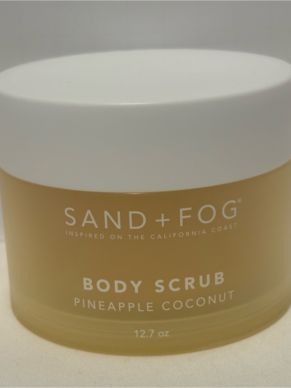 SAND+FOG Pineapple & Coconut Exfoliating Body Scrub 12.7 oz NEW